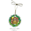Chinese New Year/2016/Monkey Gift Shop Wreath Ornament (2 Sq. In.)